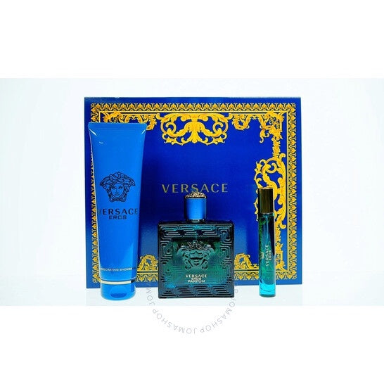 VERSACE Men's Eros Parfum 3 pic Gift Set EDP